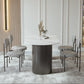 Modern Oval Dining Table White Sintered Stone Dining Table with Double Pedestal Base for Home Clearhalo ' dining_table' 'Dining Tables & Seating' 'Dining Tables' 'furn' 'furn_dining_table' 'Furniture' 'furniture_dining_table' 'Kitchen & Dining Furniture' 'kitchen&dining_furn' 'kitchen' 'kitchen_dining_table' 4316596