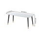 Industrial Style Dining Table Marble 4 Legs Dining Site Table for Home Clearhalo ' dining_table' 'Dining Tables & Seating' 'Dining Tables' 'furn' 'furn_dining_table' 'Furniture' 'furniture_dining_table' 'Kitchen & Dining Furniture' 'kitchen&dining_furn' 'kitchen' 'kitchen_dining_table' 4316616