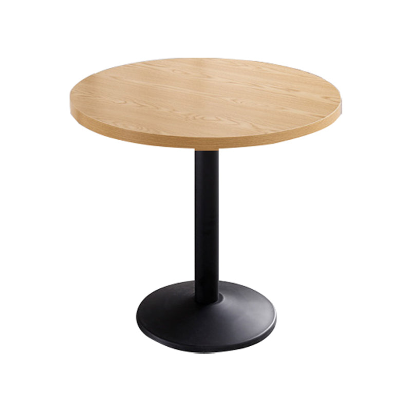 Industrial Style Dining Table Wood Dining Table with Metal Base for Dinning Room Round Natural Clearhalo ' dining_table' 'Dining Tables & Seating' 'Dining Tables' 'furn' 'furn_dining_table' 'Furniture' 'furniture_dining_table' 'Kitchen & Dining Furniture' 'kitchen&dining_furn' 'kitchen' 'kitchen_dining_table' 4316624