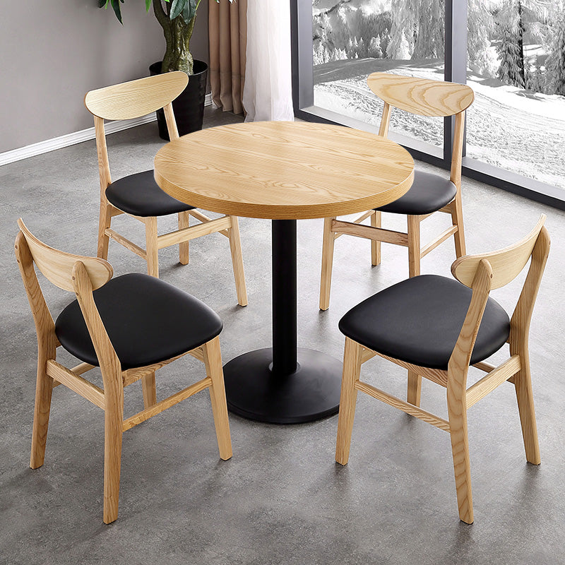 Industrial Style Dining Table Wood Dining Table with Metal Base for Dinning Room Clearhalo ' dining_table' 'Dining Tables & Seating' 'Dining Tables' 'furn' 'furn_dining_table' 'Furniture' 'furniture_dining_table' 'Kitchen & Dining Furniture' 'kitchen&dining_furn' 'kitchen' 'kitchen_dining_table' 4316626