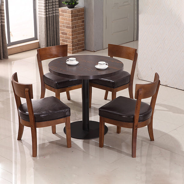 Industrial Style Dining Table Wood Dining Table with Metal Base for Dinning Room Clearhalo ' dining_table' 'Dining Tables & Seating' 'Dining Tables' 'furn' 'furn_dining_table' 'Furniture' 'furniture_dining_table' 'Kitchen & Dining Furniture' 'kitchen&dining_furn' 'kitchen' 'kitchen_dining_table' 4316628