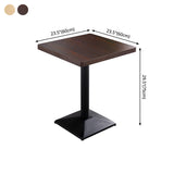 Industrial Style Dining Table Wood Dining Table with Metal Base for Dinning Room Clearhalo ' dining_table' 'Dining Tables & Seating' 'Dining Tables' 'furn' 'furn_dining_table' 'Furniture' 'furniture_dining_table' 'Kitchen & Dining Furniture' 'kitchen&dining_furn' 'kitchen' 'kitchen_dining_table' 4316633