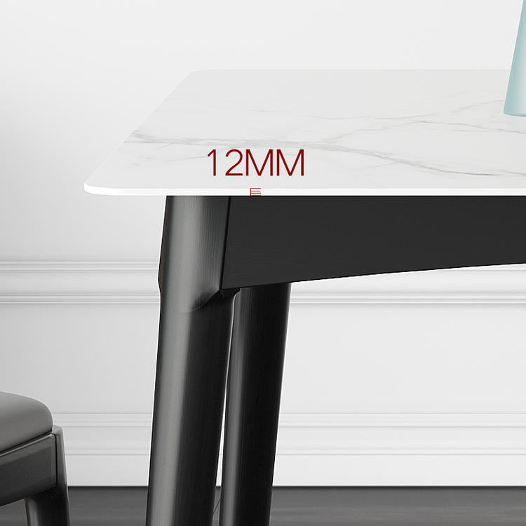Stone Dining Room Collection Industrial Style Square 4 Legs Furniture for Home Clearhalo ' dining_table' 'Dining Tables & Seating' 'Dining Tables' 'furn' 'furn_dining_table' 'Furniture' 'furniture_dining_table' 'Kitchen & Dining Furniture' 'kitchen&dining_furn' 'kitchen' 'kitchen_dining_table' 4316692