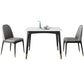 Stone Dining Room Collection Industrial Style Square 4 Legs Furniture for Home Clearhalo ' dining_table' 'Dining Tables & Seating' 'Dining Tables' 'furn' 'furn_dining_table' 'Furniture' 'furniture_dining_table' 'Kitchen & Dining Furniture' 'kitchen&dining_furn' 'kitchen' 'kitchen_dining_table' 4316696