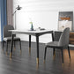 Stone Dining Room Collection Industrial Style Square 4 Legs Furniture for Home Clearhalo ' dining_table' 'Dining Tables & Seating' 'Dining Tables' 'furn' 'furn_dining_table' 'Furniture' 'furniture_dining_table' 'Kitchen & Dining Furniture' 'kitchen&dining_furn' 'kitchen' 'kitchen_dining_table' 4316699