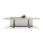 Glam Rectangle Shape Marble Dining Table Standard Dining Table for Kitchen Clearhalo ' dining_table' 'Dining Tables & Seating' 'Dining Tables' 'furn' 'furn_dining_table' 'Furniture' 'furniture_dining_table' 'Kitchen & Dining Furniture' 'kitchen&dining_furn' 'kitchen' 'kitchen_dining_table' 4316710