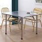 Industrial Square Stainless Steel Dining Table Standard Silver Dining Table for Kitchen Clearhalo ' dining_table' 'Dining Tables & Seating' 'Dining Tables' 'furn' 'furn_dining_table' 'Furniture' 'furniture_dining_table' 'Kitchen & Dining Furniture' 'kitchen&dining_furn' 'kitchen' 'kitchen_dining_table' 4316740