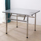 Industrial Square Stainless Steel Dining Table Standard Silver Dining Table for Kitchen Clearhalo ' dining_table' 'Dining Tables & Seating' 'Dining Tables' 'furn' 'furn_dining_table' 'Furniture' 'furniture_dining_table' 'Kitchen & Dining Furniture' 'kitchen&dining_furn' 'kitchen' 'kitchen_dining_table' 4316748