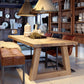 Solid Wood Industrial Rectangle Dining Table Pine Wood Top Table with Sled Base Clearhalo ' dining_table' 'Dining Tables & Seating' 'Dining Tables' 'furn' 'furn_dining_table' 'Furniture' 'furniture_dining_table' 'Kitchen & Dining Furniture' 'kitchen&dining_furn' 'kitchen' 'kitchen_dining_table' 4316753