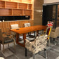 Solid Wood Industrial Rectangle Dining Table Pine Wood Top Table with Sled Base Red Without Chairs Clearhalo ' dining_table' 'Dining Tables & Seating' 'Dining Tables' 'furn' 'furn_dining_table' 'Furniture' 'furniture_dining_table' 'Kitchen & Dining Furniture' 'kitchen&dining_furn' 'kitchen' 'kitchen_dining_table' 4316756