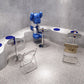 Industrial Style Dinner Table Stainless Steel Dining Site Table for Home Clearhalo ' dining_table' 'Dining Tables & Seating' 'Dining Tables' 'furn' 'furn_dining_table' 'Furniture' 'furniture_dining_table' 'Kitchen & Dining Furniture' 'kitchen&dining_furn' 'kitchen' 'kitchen_dining_table' 4316766
