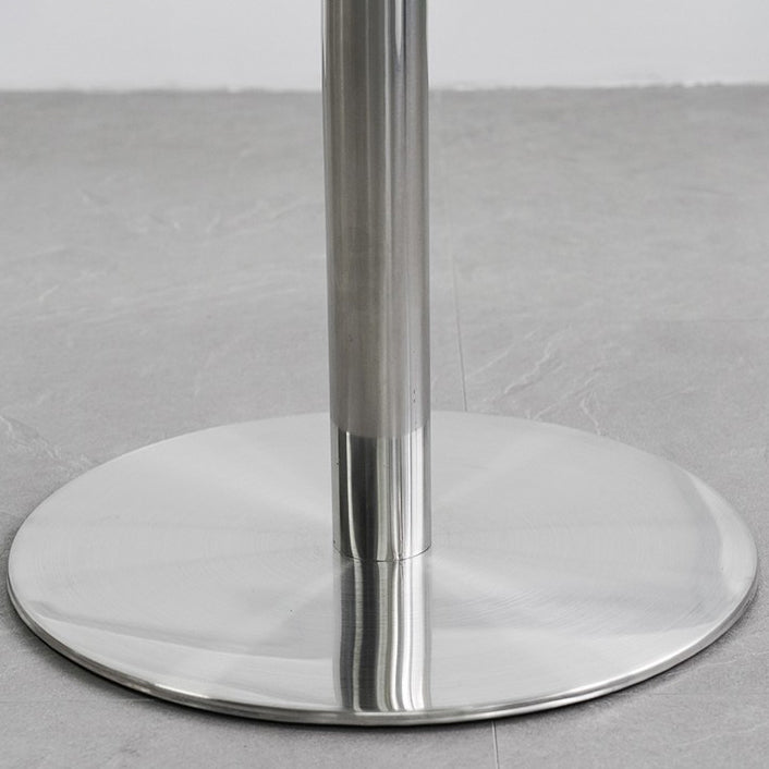Industrial Style Dinner Table Stainless Steel Dining Site Table for Home Clearhalo ' dining_table' 'Dining Tables & Seating' 'Dining Tables' 'furn' 'furn_dining_table' 'Furniture' 'furniture_dining_table' 'Kitchen & Dining Furniture' 'kitchen&dining_furn' 'kitchen' 'kitchen_dining_table' 4316770