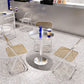 Industrial Style Dinner Table Stainless Steel Dining Site Table for Home Clearhalo ' dining_table' 'Dining Tables & Seating' 'Dining Tables' 'furn' 'furn_dining_table' 'Furniture' 'furniture_dining_table' 'Kitchen & Dining Furniture' 'kitchen&dining_furn' 'kitchen' 'kitchen_dining_table' 4316773