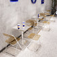 Industrial Style Dinner Table Stainless Steel Dining Site Table for Home Clearhalo ' dining_table' 'Dining Tables & Seating' 'Dining Tables' 'furn' 'furn_dining_table' 'Furniture' 'furniture_dining_table' 'Kitchen & Dining Furniture' 'kitchen&dining_furn' 'kitchen' 'kitchen_dining_table' 4316774