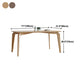 Rectangle Mid-Century Modern Dining Table Pine Wood Fixed Table with 4 Legs Clearhalo ' dining_table' 'Dining Tables & Seating' 'Dining Tables' 'furn' 'furn_dining_table' 'Furniture' 'furniture_dining_table' 'Kitchen & Dining Furniture' 'kitchen&dining_furn' 'kitchen' 'kitchen_dining_table' 4316801