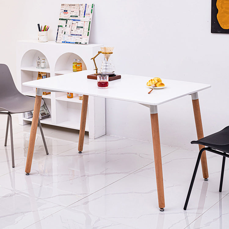 Industrial MDF Standard Dining Table Kitchen Dining Table with 4 Legs Clearhalo ' dining_table' 'Dining Tables & Seating' 'Dining Tables' 'furn' 'furn_dining_table' 'Furniture' 'furniture_dining_table' 'Kitchen & Dining Furniture' 'kitchen&dining_furn' 'kitchen' 'kitchen_dining_table' 4316802