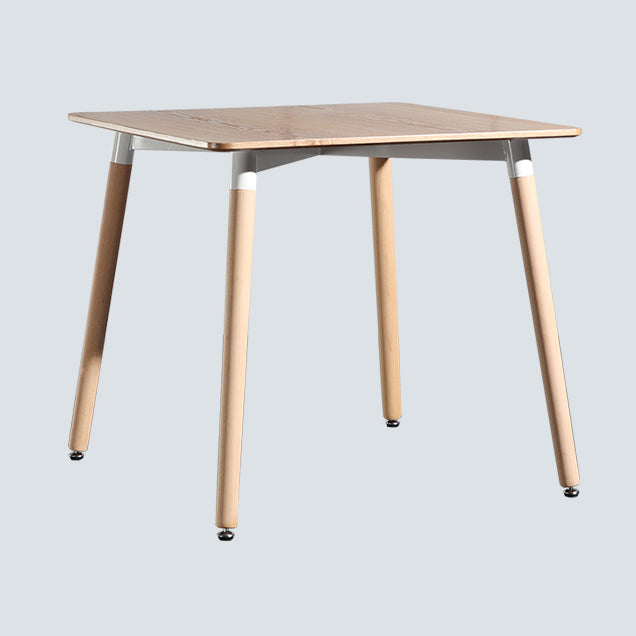 Industrial MDF Standard Dining Table Kitchen Dining Table with 4 Legs Natural Without Chairs Clearhalo ' dining_table' 'Dining Tables & Seating' 'Dining Tables' 'furn' 'furn_dining_table' 'Furniture' 'furniture_dining_table' 'Kitchen & Dining Furniture' 'kitchen&dining_furn' 'kitchen' 'kitchen_dining_table' 4316807
