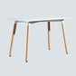 Industrial MDF Standard Dining Table Kitchen Dining Table with 4 Legs White Without Chairs Clearhalo ' dining_table' 'Dining Tables & Seating' 'Dining Tables' 'furn' 'furn_dining_table' 'Furniture' 'furniture_dining_table' 'Kitchen & Dining Furniture' 'kitchen&dining_furn' 'kitchen' 'kitchen_dining_table' 4316809