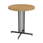Industrial Style Dining Room Collection Solid Wood Dining Table for Home Round 23.6"L x 23.6"W x 29.5"H Without Chairs Clearhalo ' dining_table' 'Dining Tables & Seating' 'Dining Tables' 'furn' 'furn_dining_table' 'Furniture' 'furniture_dining_table' 'Kitchen & Dining Furniture' 'kitchen&dining_furn' 'kitchen' 'kitchen_dining_table' 4316863