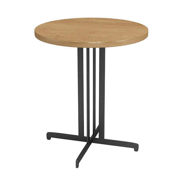 Industrial Style Dining Room Collection Solid Wood Dining Table for Home Round 23.6"L x 23.6"W x 29.5"H Without Chairs Clearhalo ' dining_table' 'Dining Tables & Seating' 'Dining Tables' 'furn' 'furn_dining_table' 'Furniture' 'furniture_dining_table' 'Kitchen & Dining Furniture' 'kitchen&dining_furn' 'kitchen' 'kitchen_dining_table' 4316863