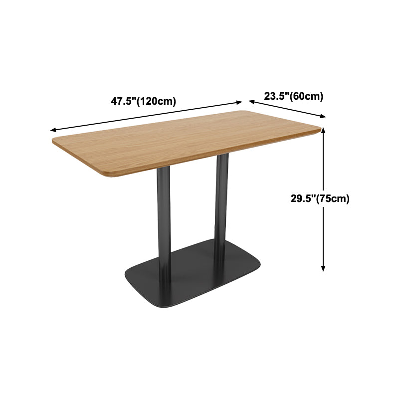 Solid Wood Dining Room Collection Industrial Style Dining Table for Home Clearhalo ' dining_table' 'Dining Tables & Seating' 'Dining Tables' 'furn' 'furn_dining_table' 'Furniture' 'furniture_dining_table' 'Kitchen & Dining Furniture' 'kitchen&dining_furn' 'kitchen' 'kitchen_dining_table' 4316894