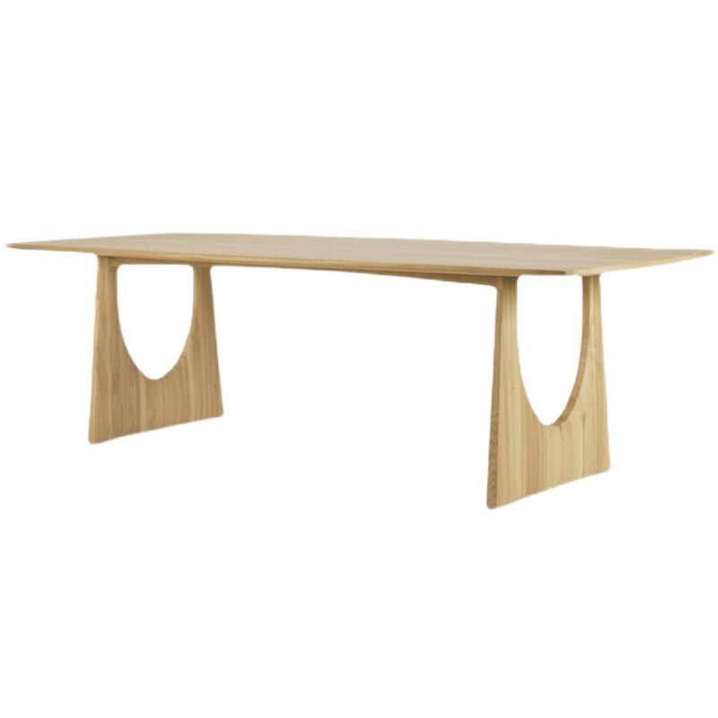 Industrial Solid Wood Dining Table Rectangle Table in Nature with Double Pedestal Without Chairs Clearhalo ' dining_table' 'Dining Tables & Seating' 'Dining Tables' 'furn' 'furn_dining_table' 'Furniture' 'furniture_dining_table' 'Kitchen & Dining Furniture' 'kitchen&dining_furn' 'kitchen' 'kitchen_dining_table' 4316914