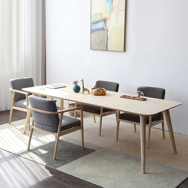 Rectangle Pine Wood Dining Table Industrial Table in Nature with 4 Legs Clearhalo ' dining_table' 'Dining Tables & Seating' 'Dining Tables' 'furn' 'furn_dining_table' 'Furniture' 'furniture_dining_table' 'Kitchen & Dining Furniture' 'kitchen&dining_furn' 'kitchen' 'kitchen_dining_table' 4316983