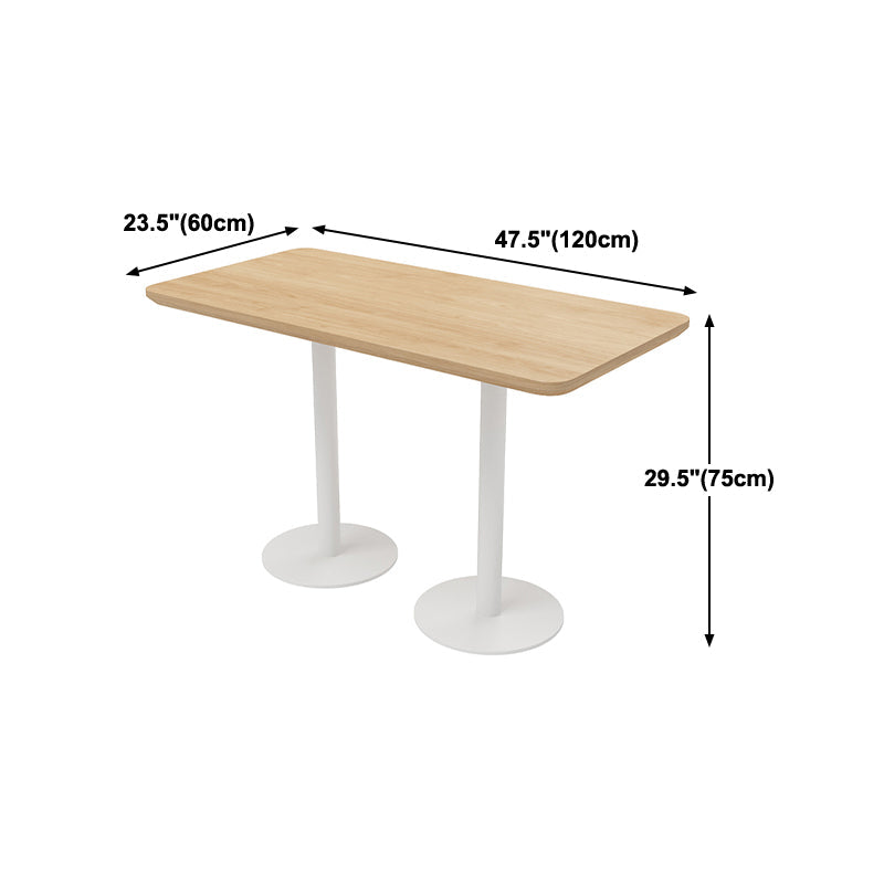 Industrial Style Dining Room Collection MDF Dining Site Table for Indoor Clearhalo ' dining_table' 'Dining Tables & Seating' 'Dining Tables' 'furn' 'furn_dining_table' 'Furniture' 'furniture_dining_table' 'Kitchen & Dining Furniture' 'kitchen&dining_furn' 'kitchen' 'kitchen_dining_table' 4317056