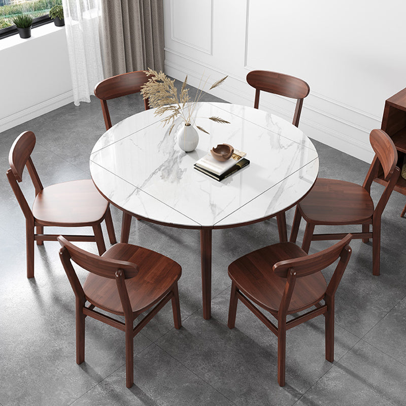 Industrial Style Dining Table Square Sintered Stone Dining Table with Wooden Base White Without Chairs Clearhalo ' dining_table' 'Dining Tables & Seating' 'Dining Tables' 'furn' 'furn_dining_table' 'Furniture' 'furniture_dining_table' 'Kitchen & Dining Furniture' 'kitchen&dining_furn' 'kitchen' 'kitchen_dining_table' 4317060