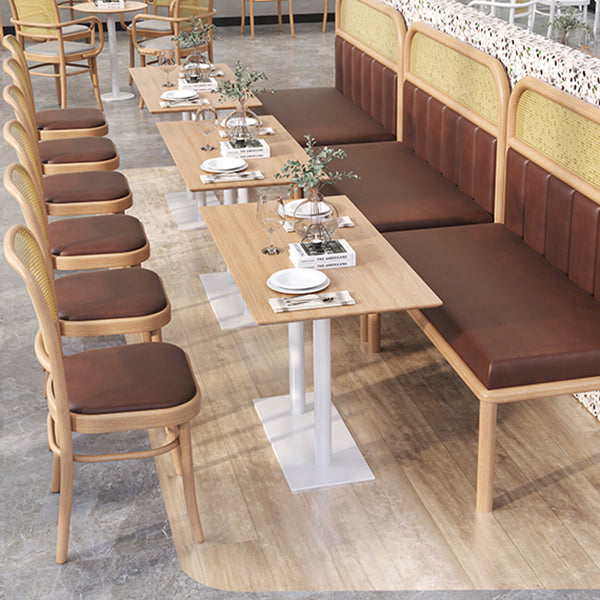 Industrial Style Kitchen Dinner Furniture Dining Room Fixed Dining Site Table Clearhalo ' dining_table' 'Dining Tables & Seating' 'Dining Tables' 'furn' 'furn_dining_table' 'Furniture' 'furniture_dining_table' 'Kitchen & Dining Furniture' 'kitchen&dining_furn' 'kitchen' 'kitchen_dining_table' 4317082