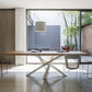 Rectangle Pine Wood Dining Table Industrial Table in Nature with Metal Pedestal Clearhalo ' dining_table' 'Dining Tables & Seating' 'Dining Tables' 'furn' 'furn_dining_table' 'Furniture' 'furniture_dining_table' 'Kitchen & Dining Furniture' 'kitchen&dining_furn' 'kitchen' 'kitchen_dining_table' 4317087