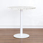 Industrial Style Dining Table Stone Pedestal Dining Site Table for Dining Room Round White 27.6"L x 27.6"W x 29.1"H Clearhalo ' dining_table' 'Dining Tables & Seating' 'Dining Tables' 'furn' 'furn_dining_table' 'Furniture' 'furniture_dining_table' 'Kitchen & Dining Furniture' 'kitchen&dining_furn' 'kitchen' 'kitchen_dining_table' 4317150