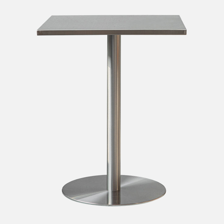 Industrial Style Dining Table Stainless Steel Dining Table for Coffee Shop Square Without Chairs Clearhalo ' dining_table' 'Dining Tables & Seating' 'Dining Tables' 'furn' 'furn_dining_table' 'Furniture' 'furniture_dining_table' 'Kitchen & Dining Furniture' 'kitchen&dining_furn' 'kitchen' 'kitchen_dining_table' 4317194
