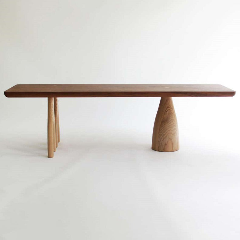Rectangle Wood Dining Table for Restaurant Industrial Table with 3 Legs Clearhalo ' dining_table' 'Dining Tables & Seating' 'Dining Tables' 'furn' 'furn_dining_table' 'Furniture' 'furniture_dining_table' 'Kitchen & Dining Furniture' 'kitchen&dining_furn' 'kitchen' 'kitchen_dining_table' 4317244