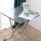 Industrial Style Dining Table Stainless Steel Dining Table for Home Use Clearhalo ' dining_table' 'Dining Tables & Seating' 'Dining Tables' 'furn' 'furn_dining_table' 'Furniture' 'furniture_dining_table' 'Kitchen & Dining Furniture' 'kitchen&dining_furn' 'kitchen' 'kitchen_dining_table' 4317250