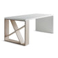 Rectangle Solid Wood Dining Table for Restaurant Modern Table with Double Pedestal Natural Without Chairs Clearhalo ' dining_table' 'Dining Tables & Seating' 'Dining Tables' 'furn' 'furn_dining_table' 'Furniture' 'furniture_dining_table' 'Kitchen & Dining Furniture' 'kitchen&dining_furn' 'kitchen' 'kitchen_dining_table' 4317286