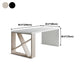 Rectangle Solid Wood Dining Table for Restaurant Modern Table with Double Pedestal Clearhalo ' dining_table' 'Dining Tables & Seating' 'Dining Tables' 'furn' 'furn_dining_table' 'Furniture' 'furniture_dining_table' 'Kitchen & Dining Furniture' 'kitchen&dining_furn' 'kitchen' 'kitchen_dining_table' 4317293