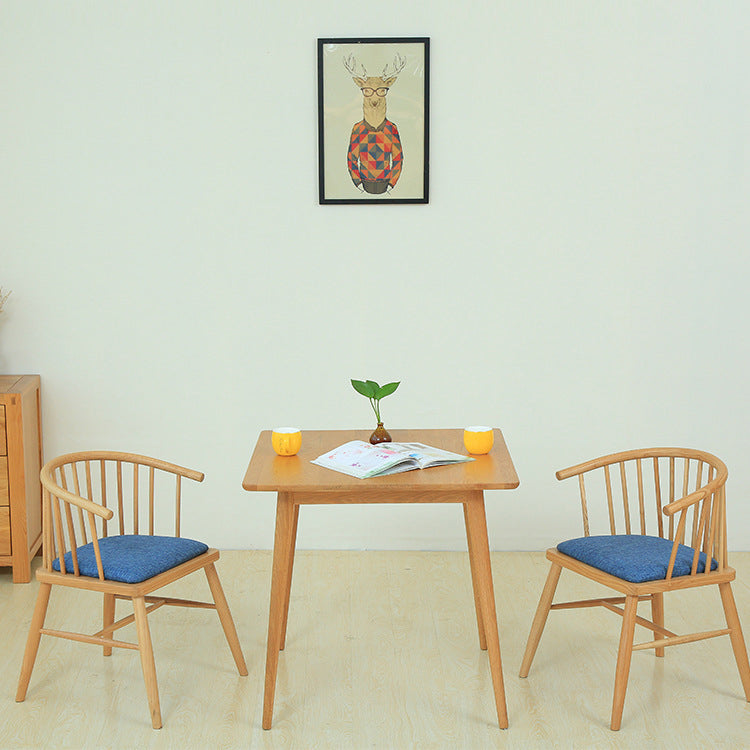Industrial Style Dining Table Square Solid Wood Dining Table with 4 Legs Clearhalo ' dining_table' 'Dining Tables & Seating' 'Dining Tables' 'furn' 'furn_dining_table' 'Furniture' 'furniture_dining_table' 'Kitchen & Dining Furniture' 'kitchen&dining_furn' 'kitchen' 'kitchen_dining_table' 4317325