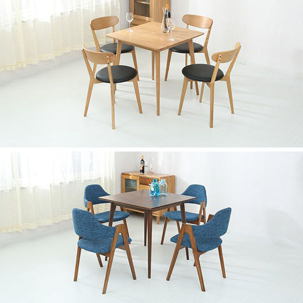 Industrial Style Dining Table Square Solid Wood Dining Table with 4 Legs Clearhalo ' dining_table' 'Dining Tables & Seating' 'Dining Tables' 'furn' 'furn_dining_table' 'Furniture' 'furniture_dining_table' 'Kitchen & Dining Furniture' 'kitchen&dining_furn' 'kitchen' 'kitchen_dining_table' 4317326
