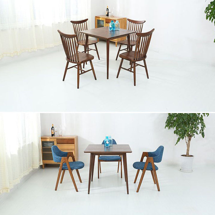 Industrial Style Dining Table Square Solid Wood Dining Table with 4 Legs Clearhalo ' dining_table' 'Dining Tables & Seating' 'Dining Tables' 'furn' 'furn_dining_table' 'Furniture' 'furniture_dining_table' 'Kitchen & Dining Furniture' 'kitchen&dining_furn' 'kitchen' 'kitchen_dining_table' 4317327