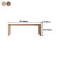 Rectangle Pine Wood Dining Table Industrial Kitchen Table with 4 Legs Clearhalo ' dining_table' 'Dining Tables & Seating' 'Dining Tables' 'furn' 'furn_dining_table' 'Furniture' 'furniture_dining_table' 'Kitchen & Dining Furniture' 'kitchen&dining_furn' 'kitchen' 'kitchen_dining_table' 4317344