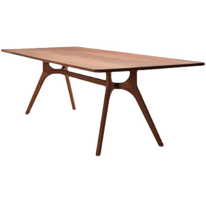 Industrial Solid Wood Dining Table Rectangle Kitchen Table with 4 Legs Natural Without Chairs Clearhalo ' dining_table' 'Dining Tables & Seating' 'Dining Tables' 'furn' 'furn_dining_table' 'Furniture' 'furniture_dining_table' 'Kitchen & Dining Furniture' 'kitchen&dining_furn' 'kitchen' 'kitchen_dining_table' 4317368