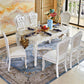 Vitoria White Marble Dining Table Rectangle Dining Table for Kitchen Clearhalo ' dining_table' 'Dining Tables & Seating' 'Dining Tables' 'furn' 'furn_dining_table' 'Furniture' 'furniture_dining_table' 'Kitchen & Dining Furniture' 'kitchen&dining_furn' 'kitchen' 'kitchen_dining_table' 4317381