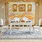 Vitoria White Marble Dining Table Rectangle Dining Table for Kitchen Clearhalo ' dining_table' 'Dining Tables & Seating' 'Dining Tables' 'furn' 'furn_dining_table' 'Furniture' 'furniture_dining_table' 'Kitchen & Dining Furniture' 'kitchen&dining_furn' 'kitchen' 'kitchen_dining_table' 4317382