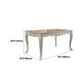 Vitoria White Marble Dining Table Rectangle Dining Table for Kitchen Clearhalo ' dining_table' 'Dining Tables & Seating' 'Dining Tables' 'furn' 'furn_dining_table' 'Furniture' 'furniture_dining_table' 'Kitchen & Dining Furniture' 'kitchen&dining_furn' 'kitchen' 'kitchen_dining_table' 4317392
