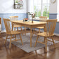 Industrial Rubber Wood Dining Table Rectangle Kitchen Table with 4 Legs Clearhalo ' dining_table' 'Dining Tables & Seating' 'Dining Tables' 'furn' 'furn_dining_table' 'Furniture' 'furniture_dining_table' 'Kitchen & Dining Furniture' 'kitchen&dining_furn' 'kitchen' 'kitchen_dining_table' 4317422