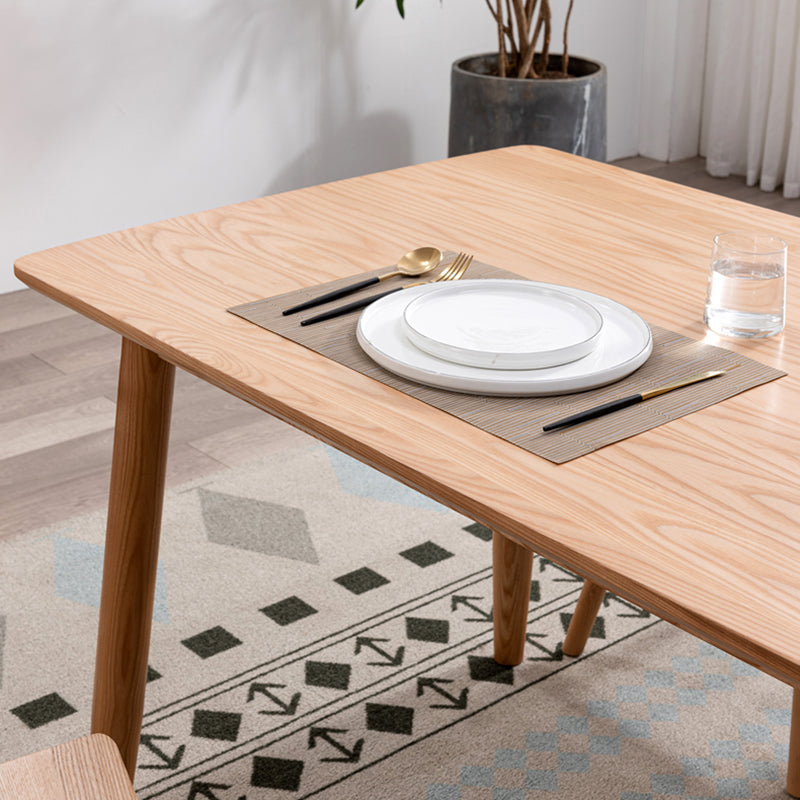 Industrial Solid Wood Standard Dining Table Rectangle Kitchen Dining Table with 4 Legs Clearhalo ' dining_table' 'Dining Tables & Seating' 'Dining Tables' 'furn' 'furn_dining_table' 'Furniture' 'furniture_dining_table' 'Kitchen & Dining Furniture' 'kitchen&dining_furn' 'kitchen' 'kitchen_dining_table' 4317438