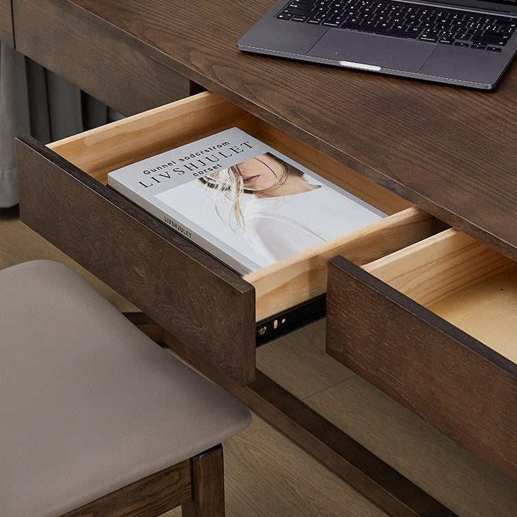 Medieval Ash Wood Dining Table for Restaurant Rectangle Table with Trestle Base Clearhalo ' dining_table' 'Dining Tables & Seating' 'Dining Tables' 'furn' 'furn_dining_table' 'Furniture' 'furniture_dining_table' 'Kitchen & Dining Furniture' 'kitchen&dining_furn' 'kitchen' 'kitchen_dining_table' 4317470