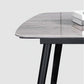 Sintered Stone Dining Table Industrial Style Black 4 Legs Base Rectangle Table for Dining Room Clearhalo ' dining_table' 'Dining Tables & Seating' 'Dining Tables' 'furn' 'furn_dining_table' 'Furniture' 'furniture_dining_table' 'Kitchen & Dining Furniture' 'kitchen&dining_furn' 'kitchen' 'kitchen_dining_table' 4317529