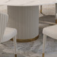 Traditional Luxury Round Dining Table White Sintered Stone Table with Pedestal Base Clearhalo ' dining_table' 'Dining Tables & Seating' 'Dining Tables' 'furn' 'furn_dining_table' 'Furniture' 'furniture_dining_table' 'Kitchen & Dining Furniture' 'kitchen&dining_furn' 'kitchen' 'kitchen_dining_table' 4317635